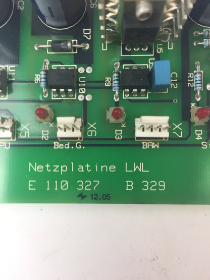 EMHART E110327 STUD WELDER POWER SUPPLY BOARD