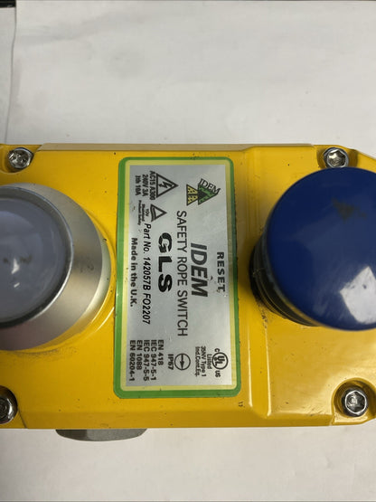 IDEM 142057B FO2207 SAFETY ROPE SWITCH 240V 3A
