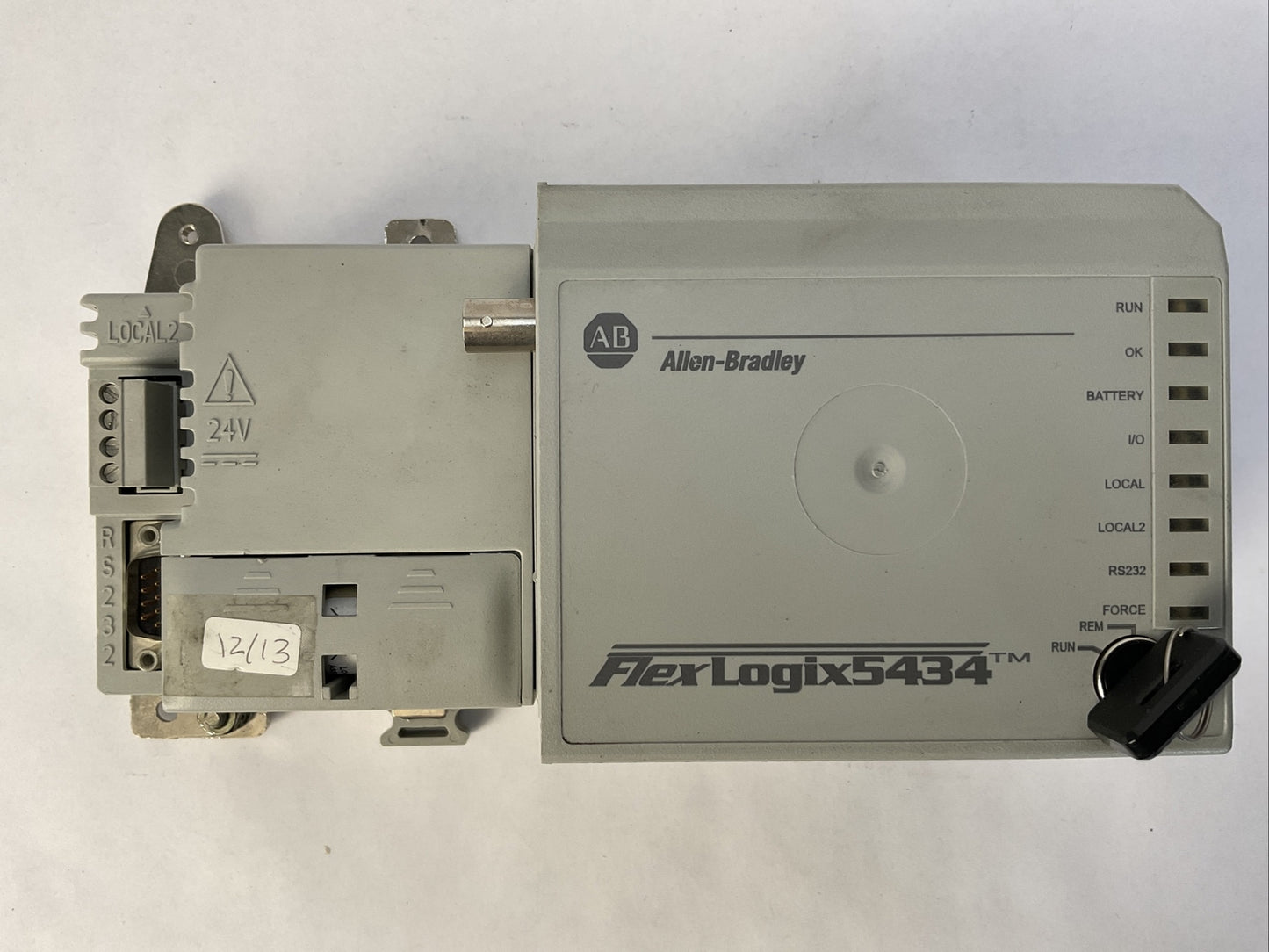 ALLEN BRADLEY 1794-L34 SER B CAT REV F01 F/W REV 1.3 LOGIX 5434 PROCESSOR UNIT