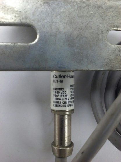 CUTLER HAMMER, E57MAL12T110E, SER.A1, INDUCTIVE PROXIMITY SENSOR, 10-30VDC, NEW