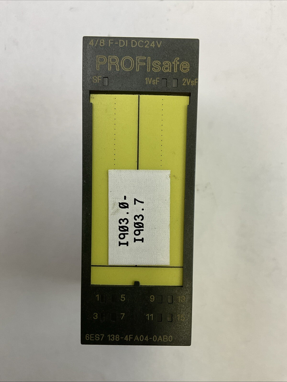 SIEMENS 1P 6ES7 138-4FA04-0AB0 4/8 F-DI DC24V PROFISAFE MODULE
