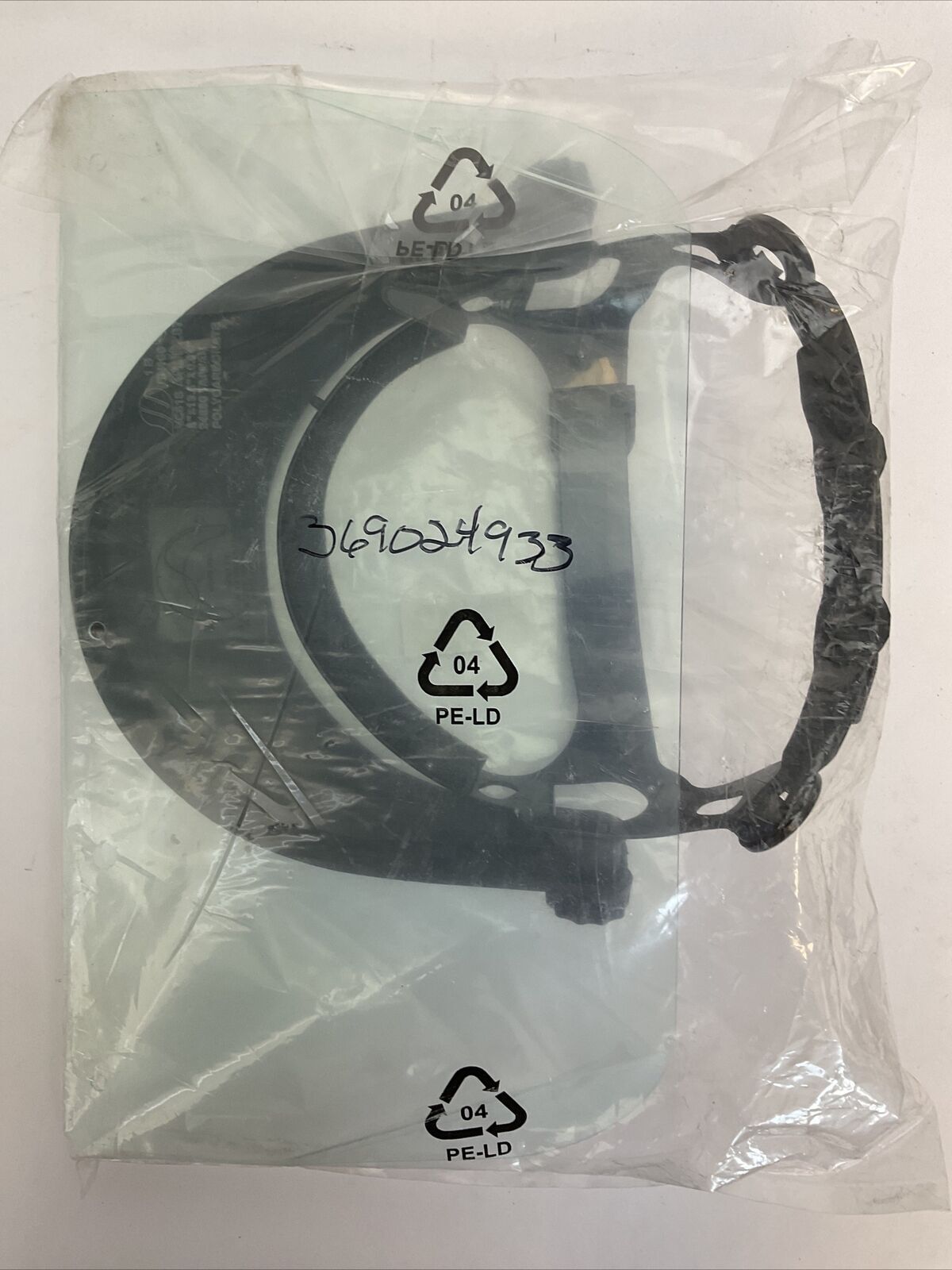 PRO SAFE 09212689 PINLOCK COMPLETE BLACK CLEAR FACESHIELD