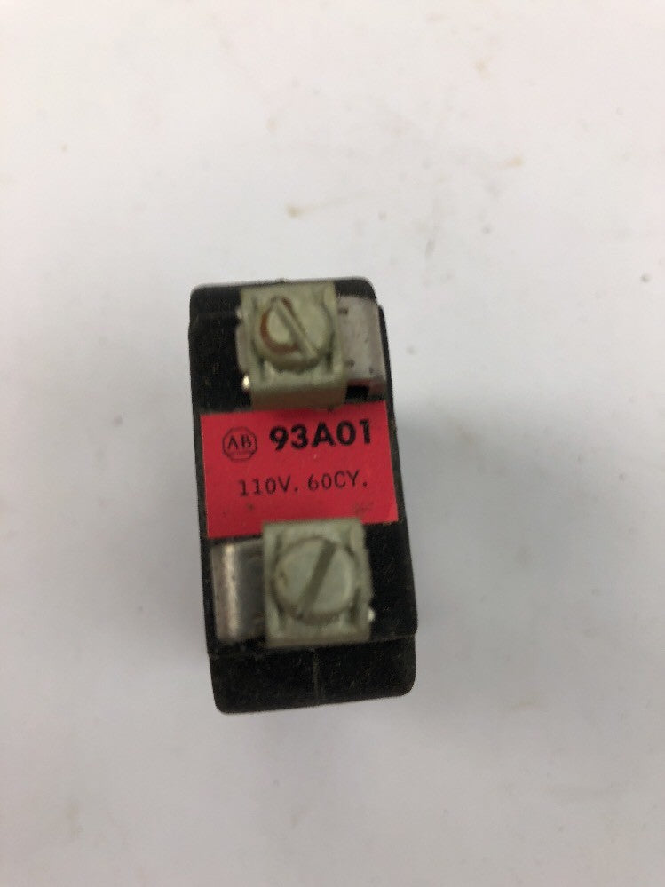 ALLEN BRADLEY 93A01 COIL 110 VOLT 60 CYCLE