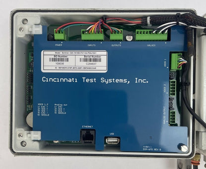CTS CINCINNATI TEST SYSTEMS C28-1W1BE-PA11A4-P02U10A1 SUPPLY 120VAC I/O 24VDC