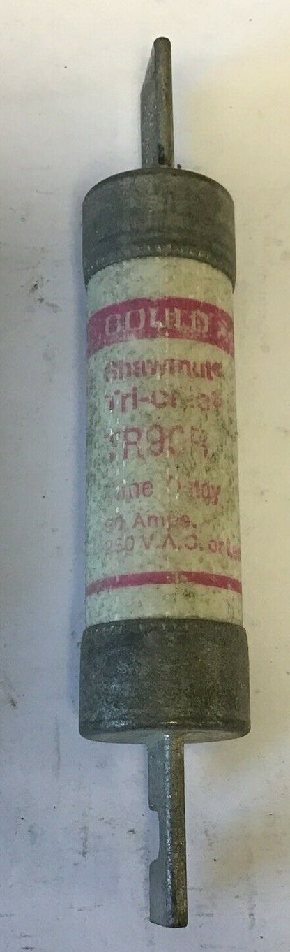 GOULD SHAWMUT TR90R TRI-ONIC 90A FUSE 250VAC DUAL ELEMENT TIME DELAY***LOTOF5***