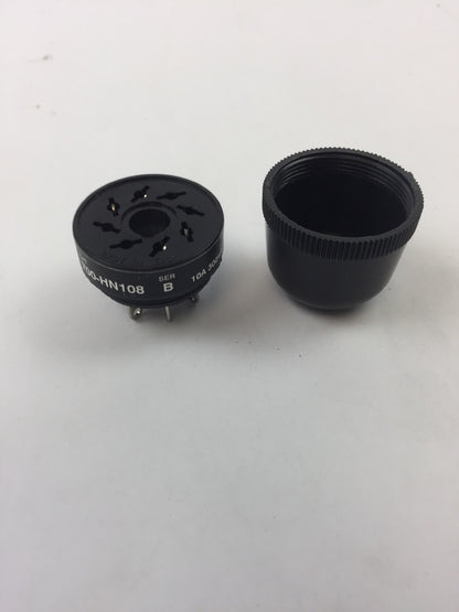 ALLEN BRADLEY 700-HN108 TUBE BASE SOCKET 8 PIN 10A 300VAC SERIES B (LOT OF 6)