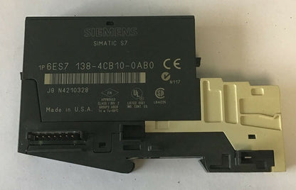 SIEMENS 6ES7 138-4CB10-0AB0 POWER MODULE W/ 6ES7 193-4CE00-0AA0 TERMINAL