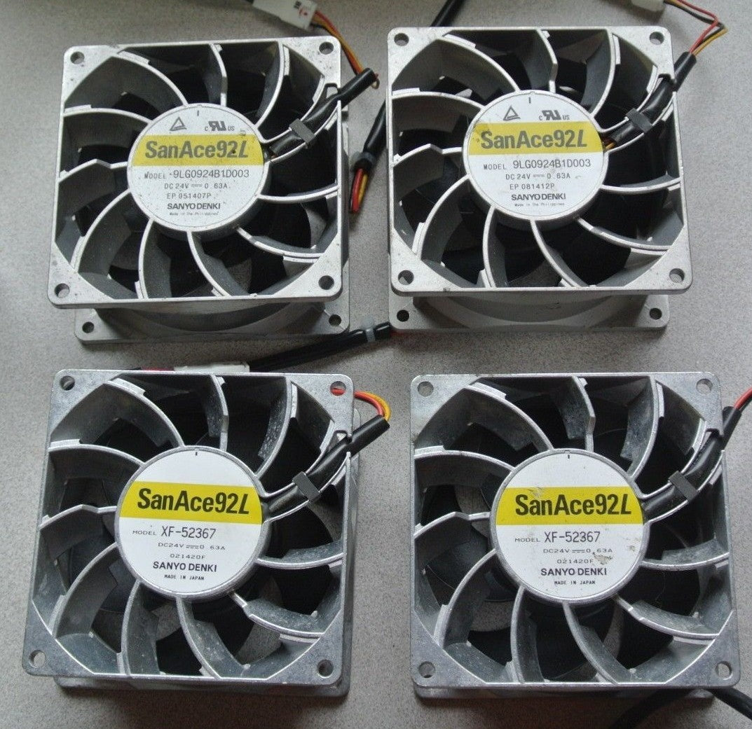 LOT of 13 FANS / FAN ASSEMBLIES - GREAT for MACHINE MAINTENANCE / COMPUTER TECH