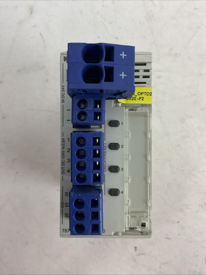 WAGO 787-1664/0004/1000 CIRCUIT PROTECTOR OUTPUT DC 4x24V/3.8A INPUT DC 24V