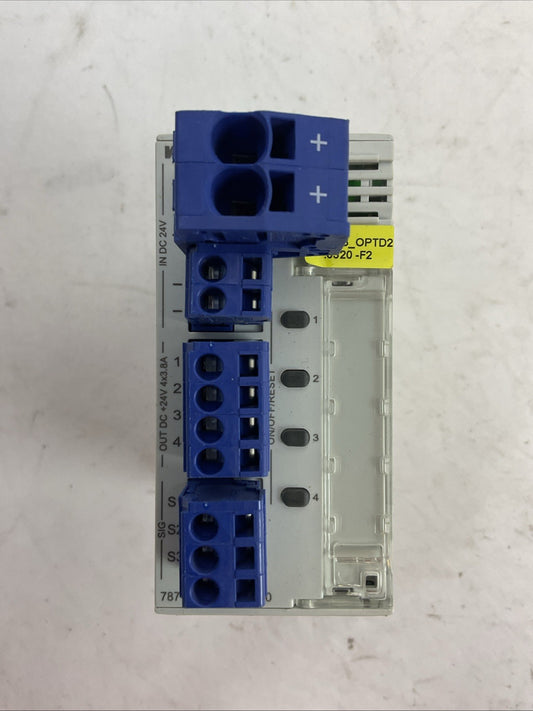 WAGO 787-1664/0004/1000 CIRCUIT PROTECTOR OUTPUT DC 4x24V/3.8A INPUT DC 24V