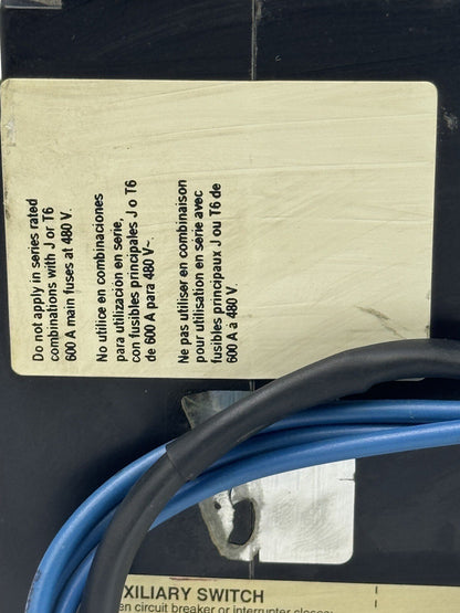 SQUARE D  FHL360401212 MAG-GARD CIRCUIT BREAKER W/ AUX 40A 3POLE 600VAC