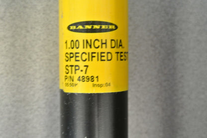 BANNER SPECIFIED TEST PIECES / LOT of 4 -- .75", 1.00", 3.25", 3.50" DIAMETERS