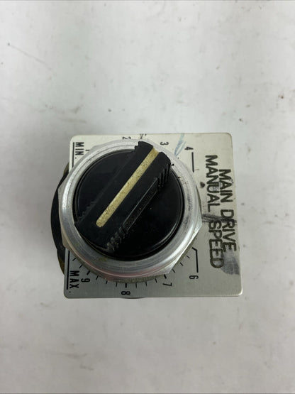 ALLEN BRADLEY 800T-U19 SER Q 300V AC/DC 2WATT SELECTOR SWITCH