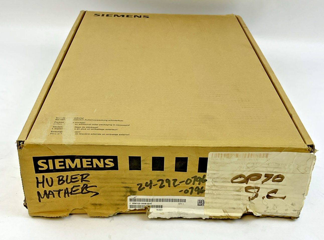 SIEMENS 6SN1123-1AA00-0DA2 SIMODRIVE LT MODULE INT .80A VER.A