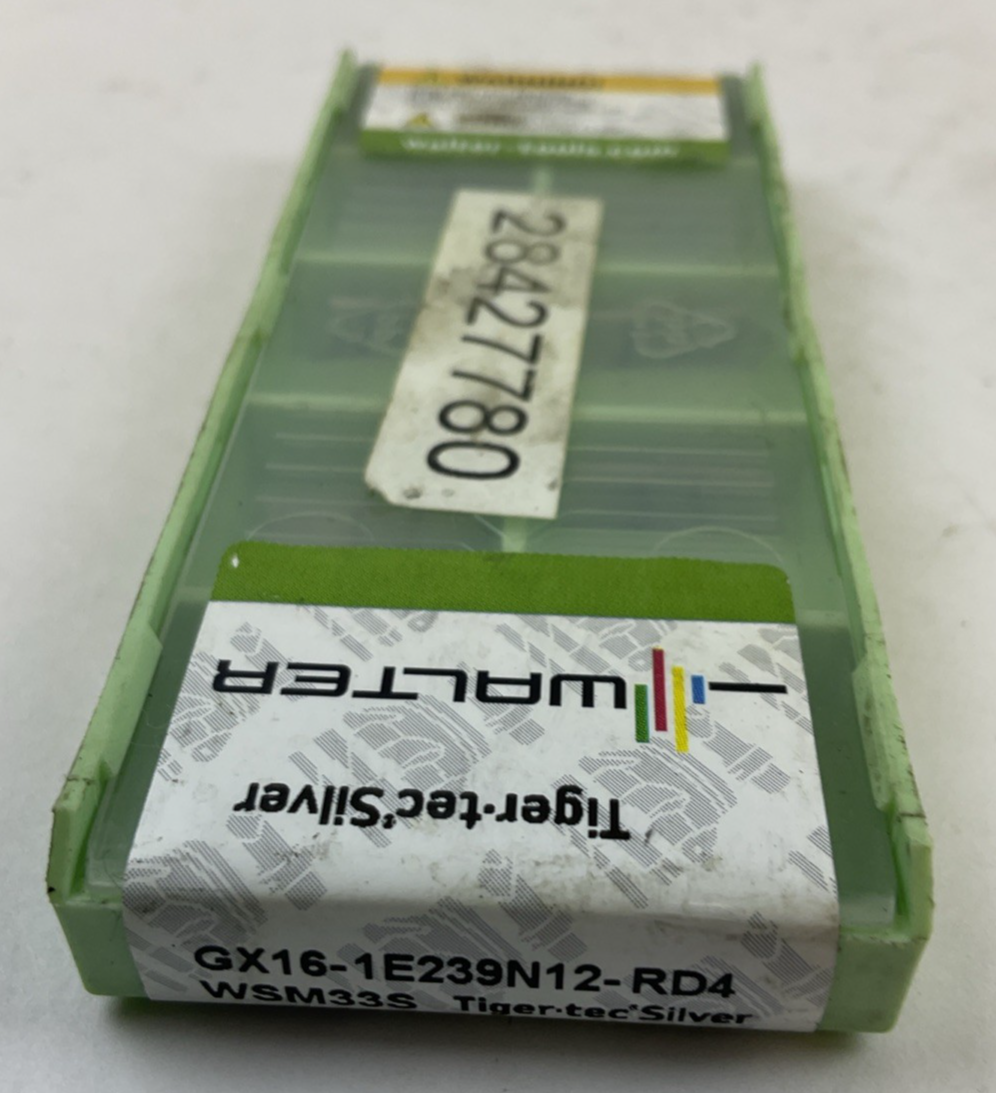 WALTER GX16-1E239N12-RD4 WSM-33S CARBIDE INSERT TIGER-TEC SILVER (BOX OF 10)