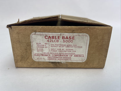 ELECTRONICS CORPORATION OF AMERICA 42LCB-5000 CABLE BASE PHOTOSWITCH DIVISION