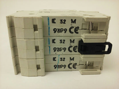 ABB S283W, CIRCUIT BREAKER, K32A, 3POLE, 277/480VAC, MAX 254/440, VDE0660, NEW