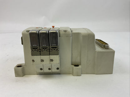 SMC VV5QC11-03C6FD3 MANIFOLD (VQC1400-51 (3) VQC VALVE 0.1-0.7 MPa)