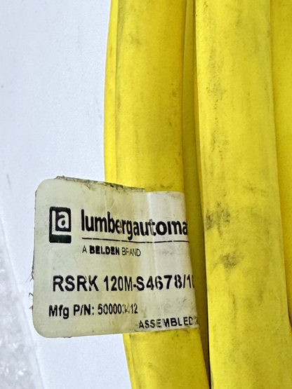 LUMBERG AUTOMATION RSRK 120M-S4678/10M CABLE ASSEMBLY 500003412