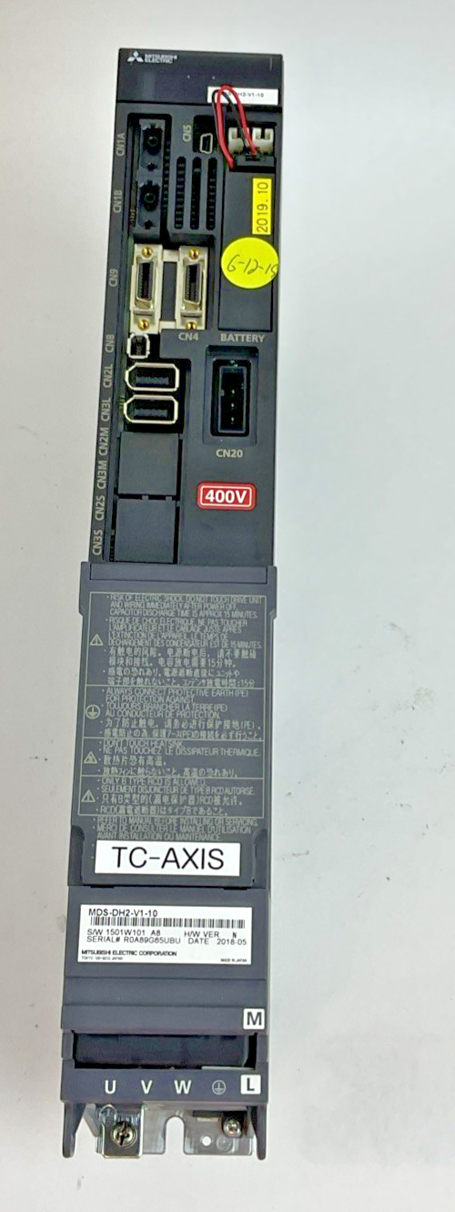 MITSUBISHI SERVO DRIVE MDS-DH2-V1-10 MDSDH2V110 SERVO DRIVE 1KW 480V VER.N