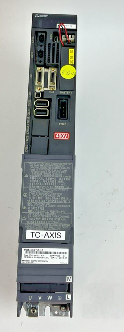 MITSUBISHI SERVO DRIVE MDS-DH2-V1-10 MDSDH2V110 SERVO DRIVE 1KW 480V VER.N