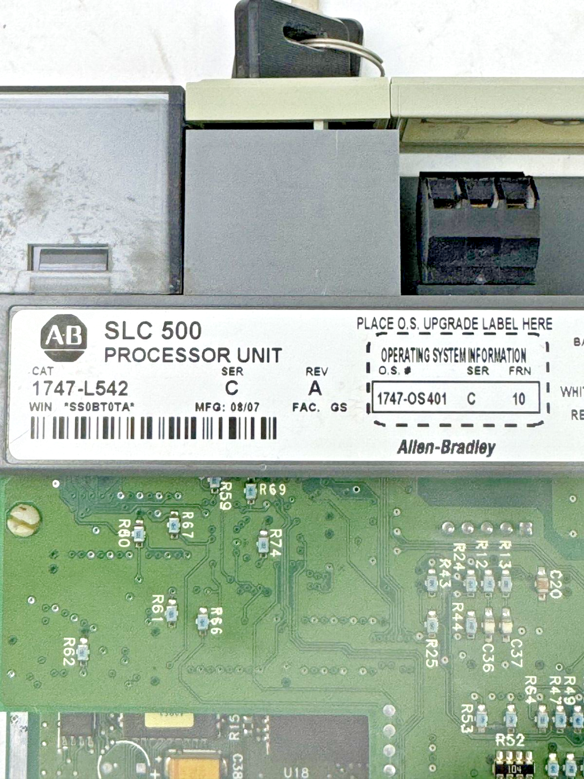 ALLEN-BRADLEY - 1747-L542 SER. C REV. A FRN: 10 -SLC 500 CPU PROCESSOR