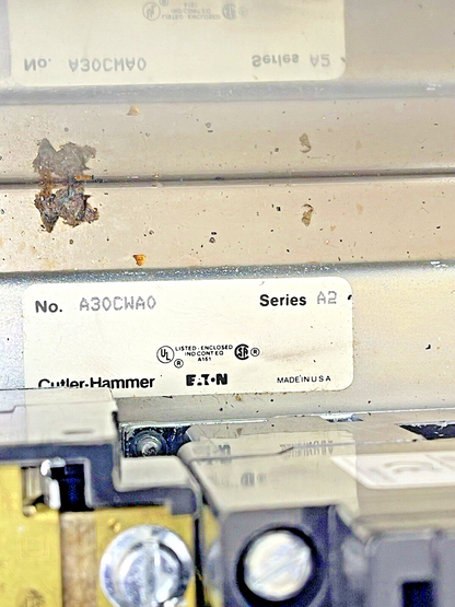 CUTLER HAMMER - A30CWA0 A2- COMBINATION MOTOR STARTER WITH MOTOR CIRCUIT SWITCH
