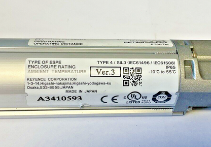 KEYENCE SL-V23F-R RECEIVER  24VDC 78MA CLASS2