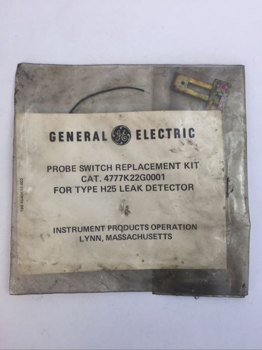 GE 4777K22G0001 PROBE SWITCH REPLACEMENT KIT FOR TYPE H25 LEAK DETECTOR