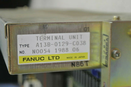 FANUC A20B-1001-0731/02A / I/O EXPANSION MODULE w/ A13B-0129-C038 TERMINAL UNIT