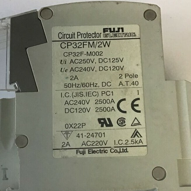 FUJI CP32FM/2W CIRCUIT PROTECTOR 2A 50/60HZ 3POLE