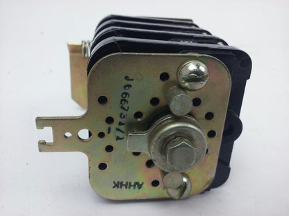 ALLEN BRADLEY BULLENTIN 806 J666731-1 SER. A, ROTARY PILOT SWITCH, 6 CIRCUITS