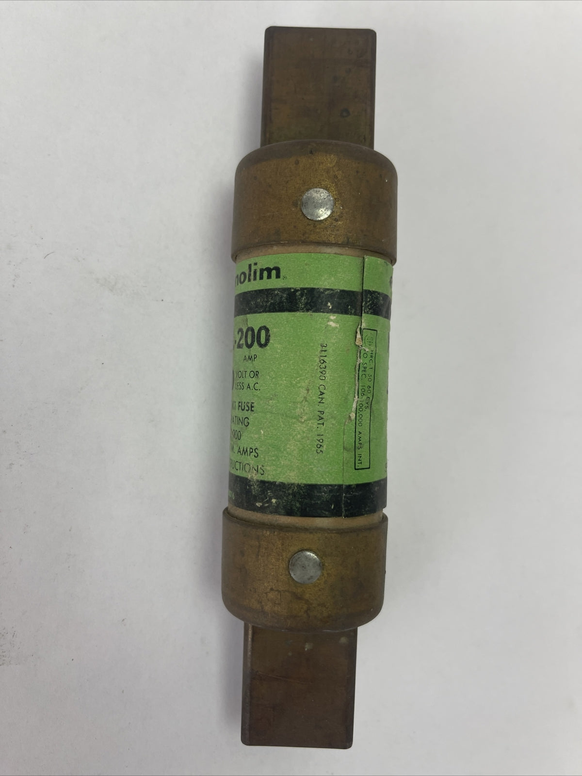 ECONOLIM NCL-200 CLASS K1 FUSE 200AMP 250VAC