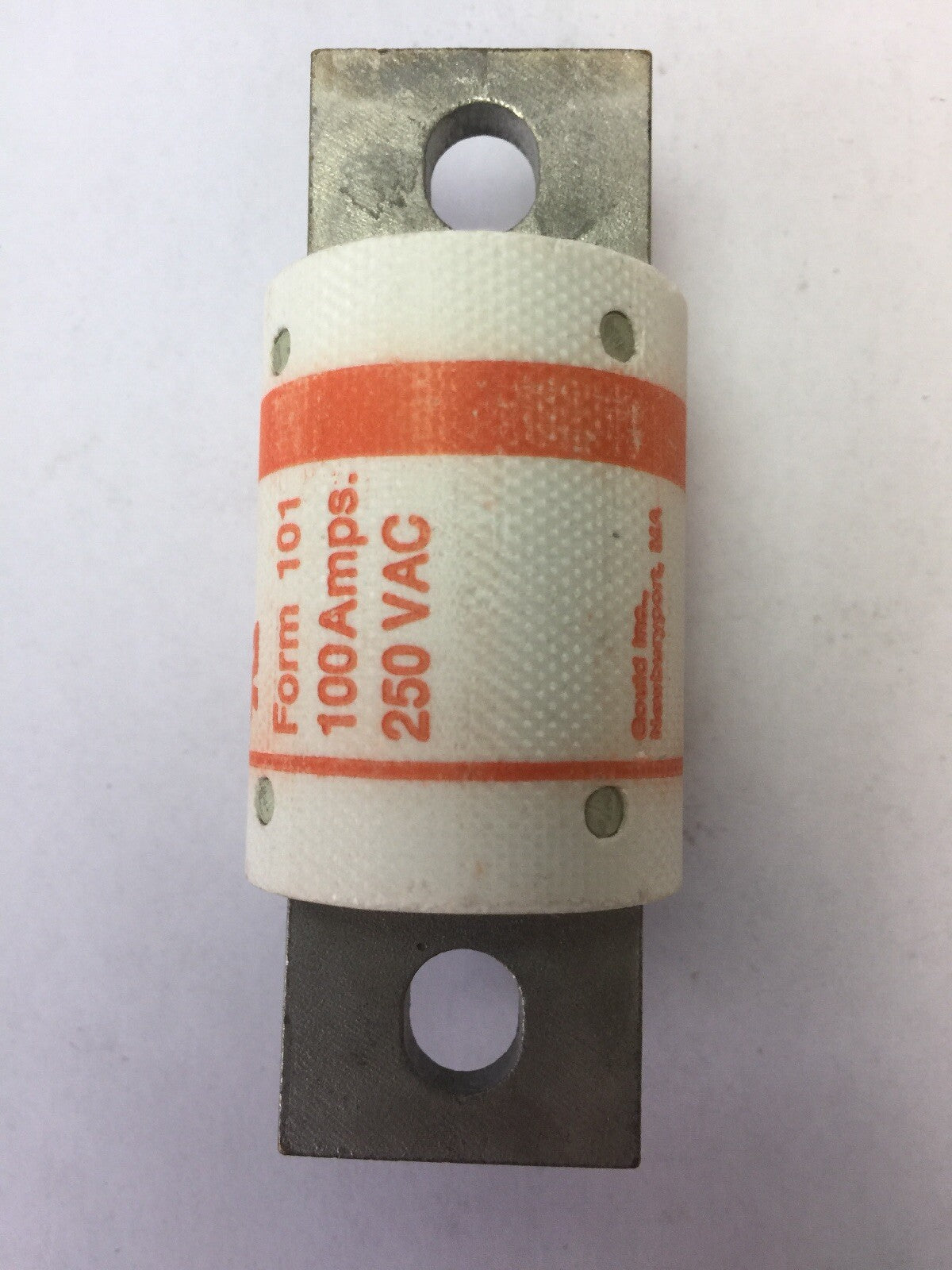 GOULD SHAWMUT AMPTRAP A25X100 FUSE 100 AMP 250VAC TYPE 4TIA FORM 101