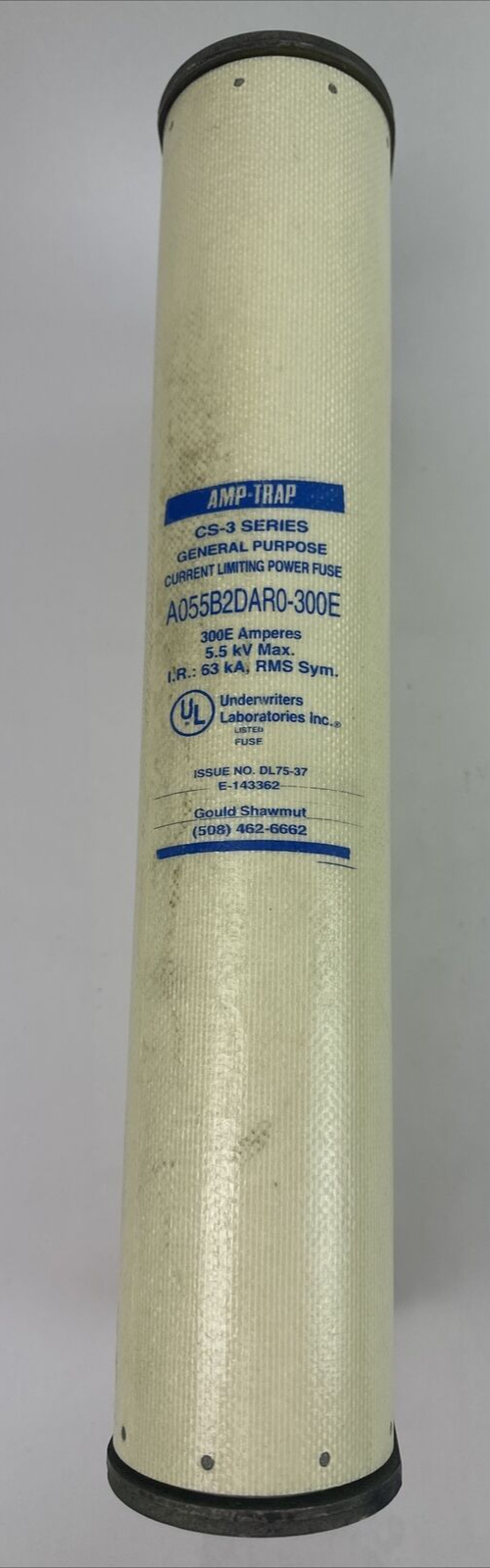 GOULD SHAWMUT A055B2DAR0-300E AMP-TRAP CS-3 SERIES GENERAL PURPOSE 300E AMPERES