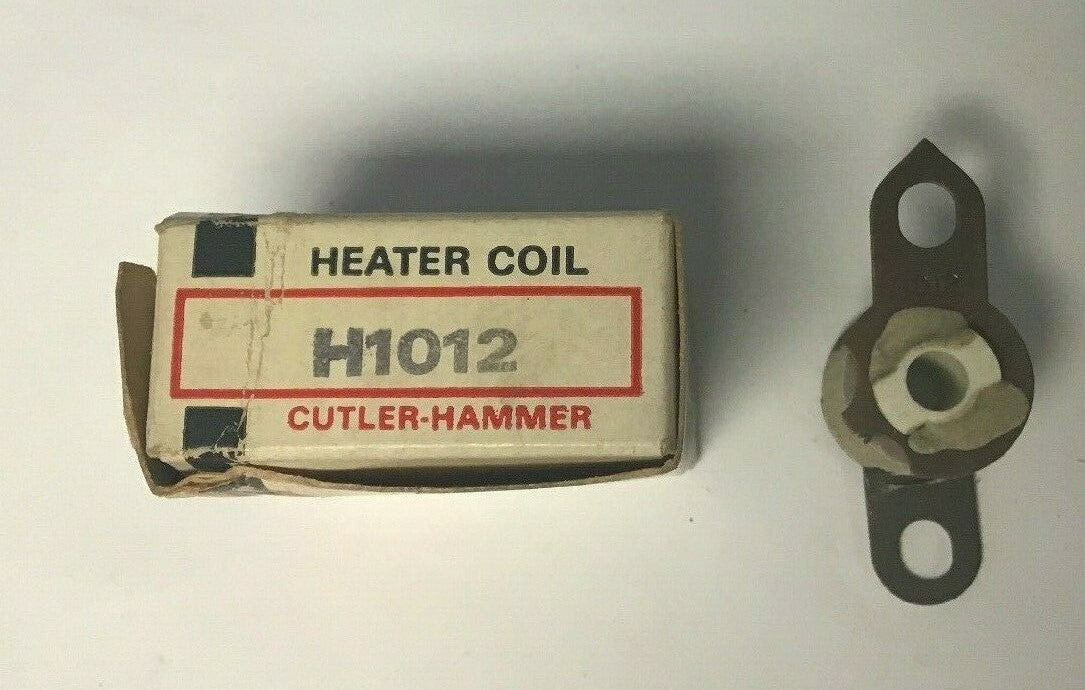 CUTLER HAMMER H1012 ADJ. OVERLOAD RELAY HEATER COIL***LOTOF5***