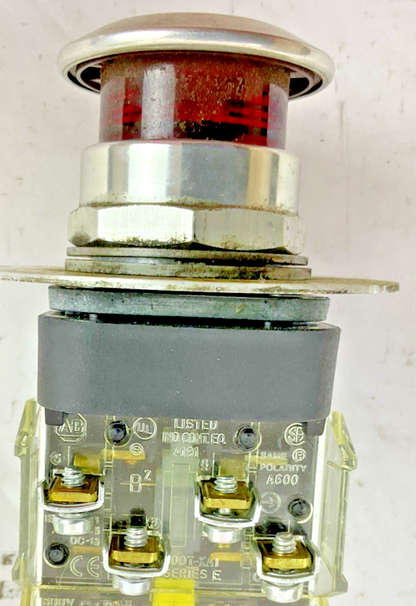ALLEN BRADLEY 800T-FXQH24RA1 SER T TYPE 4, 13 INPUT 24V PUSH BUTTON