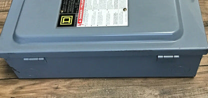 SQUARE D HU361 SAFETY SWITCH SER.F1 30A  NON FUSIBLE TYPE1 600VAC/VDC 30HP