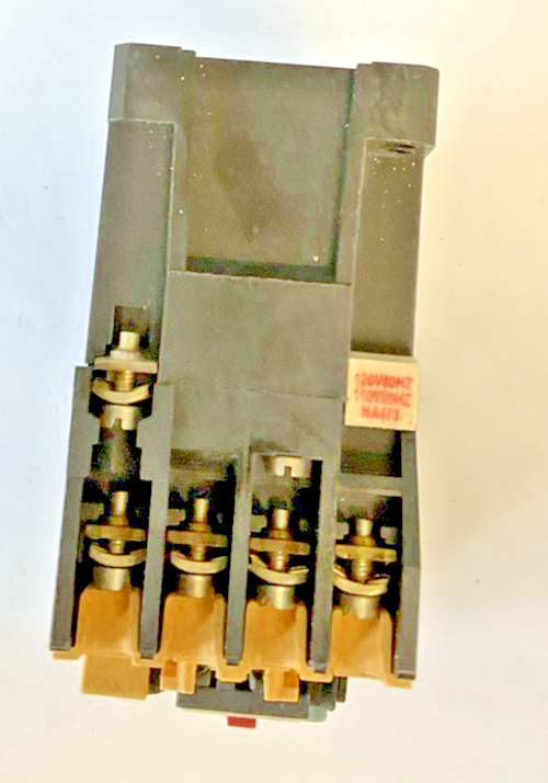 ALLEN BRADLEY 100-A09ND3 CONTACTOR SER B 600VAC 9A W/ 193-BSB60 RELAY 4-6A SER.B