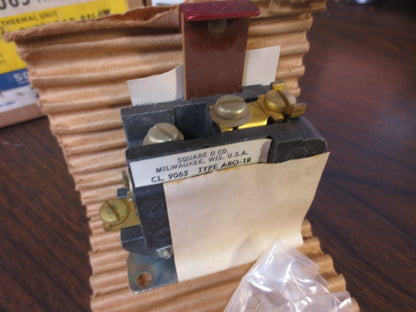 SQUARE D CLASS 9065 ARO-1R / AR0-1R THERMAL OVERLOAD RELAY 78042 - NEW SURPLUS