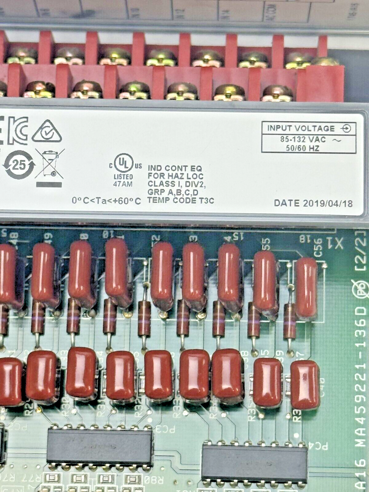 ALLEN-BRADLEY - 1746-IA16 SER. D FW N/A - SLC 500 16 POINT AC INPUT MODULE