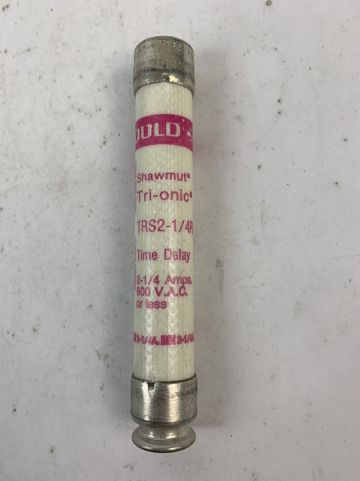 Gould Shawmut Tri-Onic TRS2 1/4R 2 1/4A 600VAC Fuse "Lot of 10"