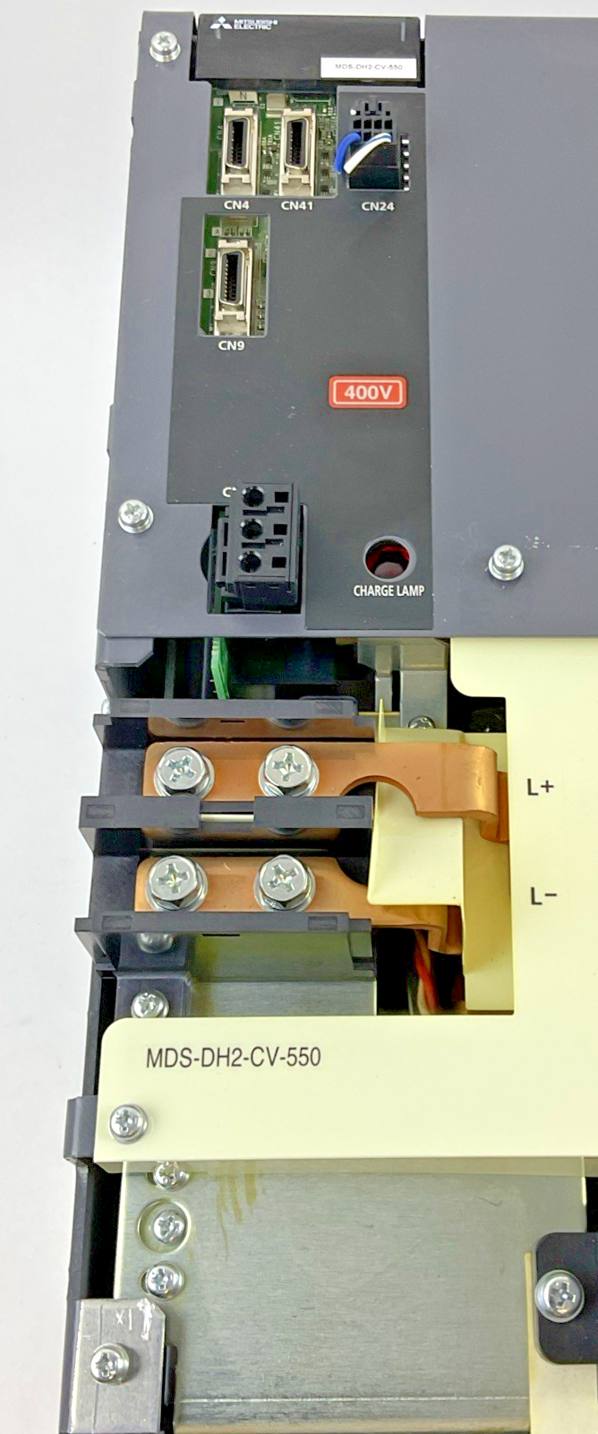 MITSUBISHI MDS-DH2-CV-550 SERVO DRIVE 45KW VER.H 480V 106A/119A 50/60HZ