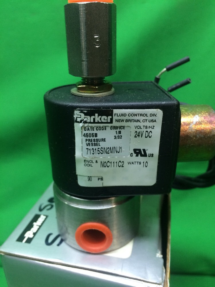 PARKER SKINNER 71315SN2MNJ1 SOLENOID VALVE 1/4" NPT 90 PSI