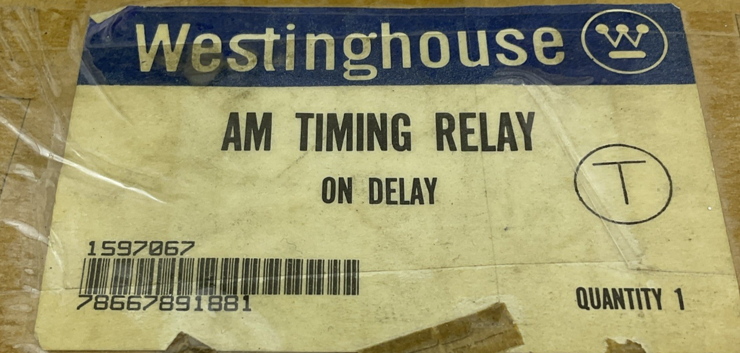 WESTINGHOUSE 1597067 AM TIMING RELAY