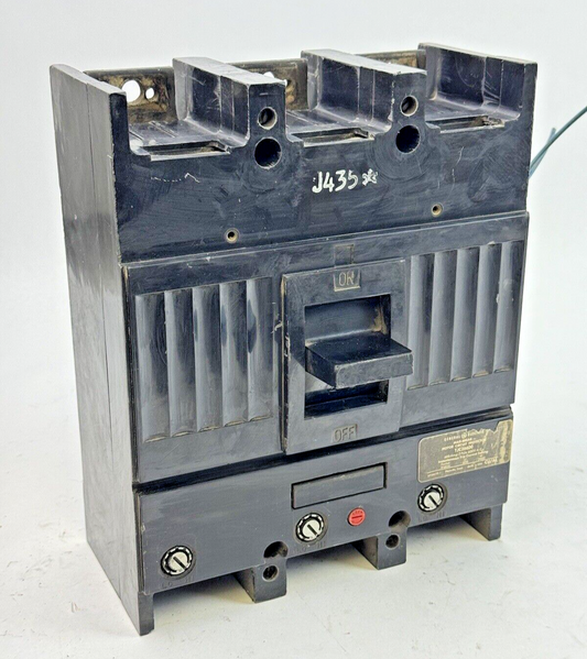 GE - TJC36600 - CIRCUIT BREAKER W/ 600 A TRIP & UV RELEASE - 3POLE/600VAC/600A