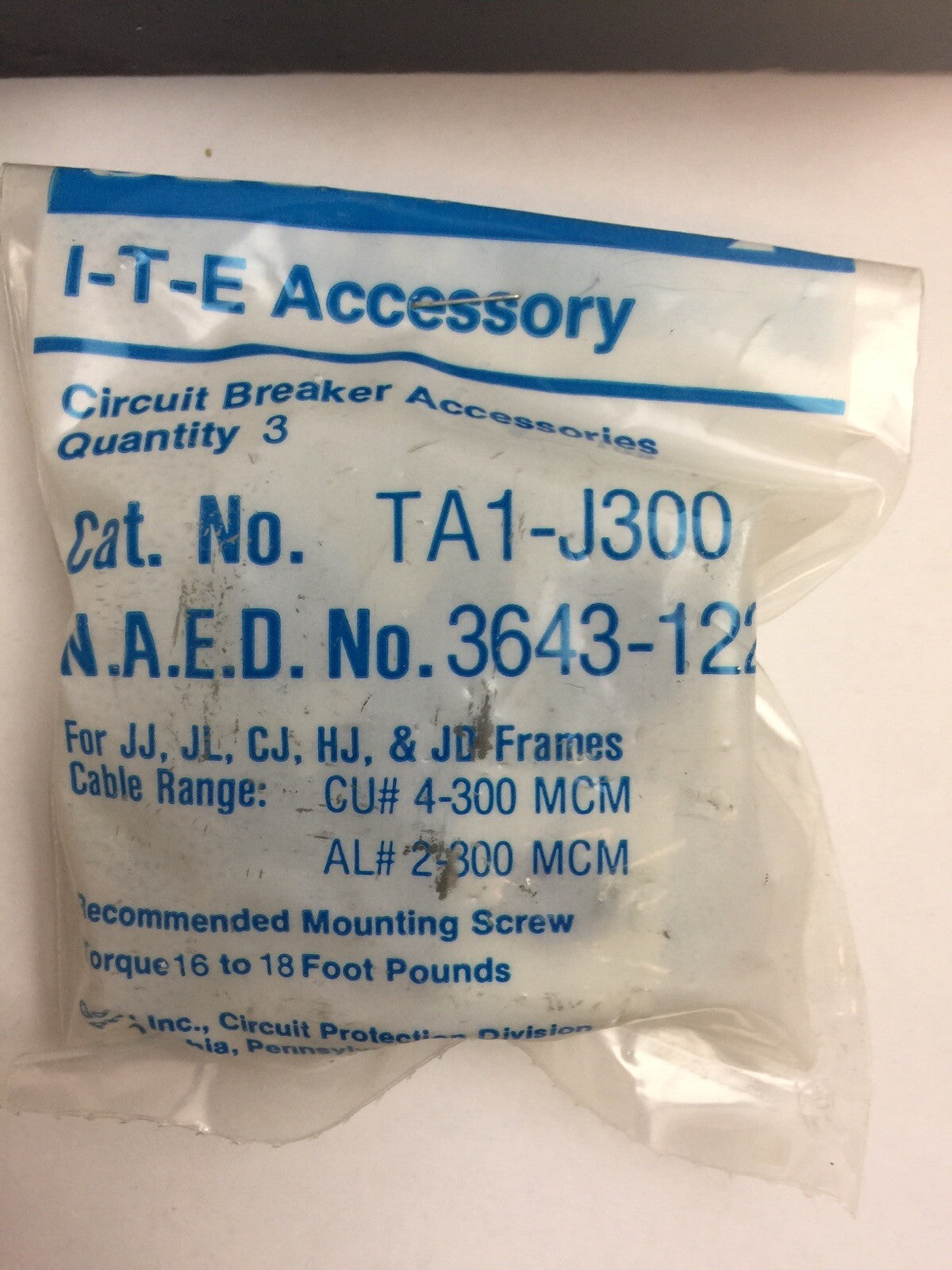 GOULD MD12TG FUSE HOLDER FOR SIZE 5 3POLE CLASS A40 A.C. MAGNETIC COMBINATION