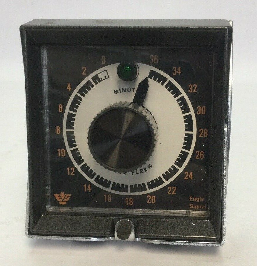 EAGLE SIGNAL HP55A5 CYCL-FLEX 0-36 MINUTES TIMER 120VAC