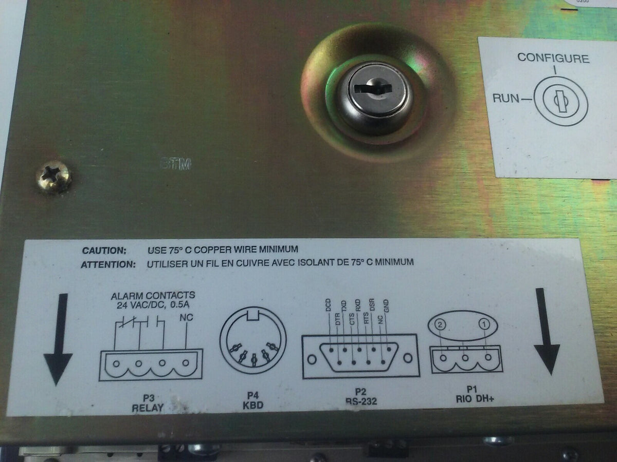 ALLEN BRADLEY 2711E-T10C6 SER. D REV. A  PANELVIEW 1000E TERMINAL FRN 5.14