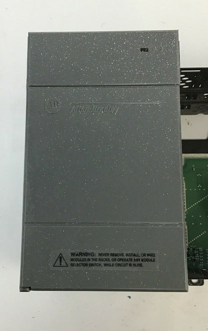 ALLEN BRADLEY 1746-P3 POWER SUPPLY SER.A  W/ 1746-A10 10 SLOT RACK